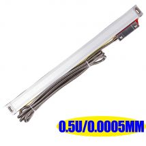 0.5U 0.0005MM bilance lineari in vetro ad alta precisione Encoder lineare 5V TTL DB9 50 100 150 200 250 300 350 400 450 500MM per macchine