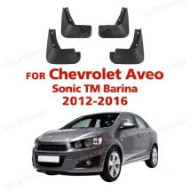 Auto-Schmutzfänger für Chevrolet Aveo Sonic TM Barina Schrägheck 2012–2016, Schmutzfänger, Spritzschutz, Schmutzfänger, Kotflügel 2013 2014 2015