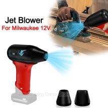 Für Milwaukee 12V Li-Ion Akku Wireless Jet Gebläse Tragbare Violent Turbo Fan 4-Gang Handheld Luft Gebläse für Staub Reinigung