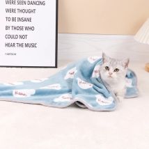 1er-Pack Decken, superweich, flauschig, Premium-Haustierdecke mit niedlichem Muster, Flanell-Überwurf für Hunde, Welpen, Katzen, Haustierdecken, Frühling und Herbst