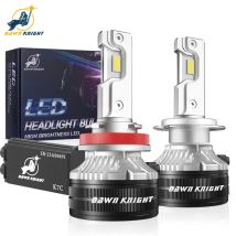 DAWNKNIGHT K7C 4300K H7 H4 H11 Led Lamp 3 Copper Tube Led Lights For Car H1 HB3 9005 HB4 9006 12V