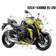GSXS1000 Verkleidungen Einspritzplatte Karosserie Rahmenschutz Kits für Suzuki GSX-S1000 GSXS 1000 2015-2020 Motorradzubehör