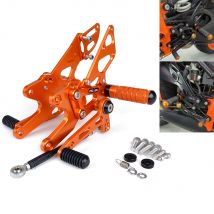 CNC Adjustable Rear Set Rearsets Footrest For KTM 1290 Superduke Super Duke R GT 1290 2014 2015 2016 2017 2018 2019