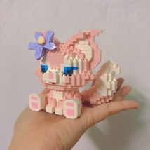 Disney 108 estilo Stitch LinaBell Hello Kitty bloques de construcción princesa dibujos animados Figrues ladrillos juguetes de montaje para niños modelo regalo