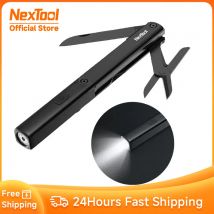 NexTool Mini Multi Tool 3 in 1 coltello da tasca forbici strumenti per penna N1 portatile all'aperto USB ricaricabile IPX4 torcia impermeabile