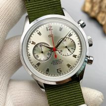 Men's watches 1963 pilot automatic watch 42mm waterproof retro quartz chronograph vintage dress watch
