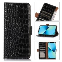 Krokodil-Echtleder-Klapphülle für iPhone 17 16 Pro Max 14 15 Plus 13 12 Magnetische Brieftasche mit Kartenfächern All-Inclusive-Cover