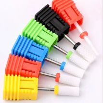 Ceramic Carbide Nail Drill Bit Nail Cutter Rotate Burr Milling Bits Electric Drill Machine For Manicure Pedicure Tools