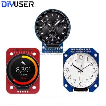 DIYUSER 1.28 inch TFT LCD Display Module Round RGB IPS HD 240x240 Resolution GC9A01 Driver 4 Wire SPI Interface Adapter Board