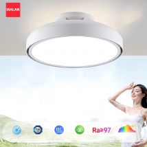 IRALAN Ceiling Fan with Light Simple Without Fan BladeElectric Fan Night Light Design Lighting Remote Control Dimming Fan lamp