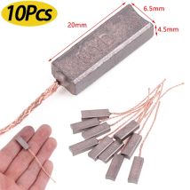 Regolatore alternatore con spazzole di carbone per generatore in rame alto da 10 pezzi per BYD 4.5X6.5X20mm