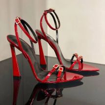 2023 neue Frauen High Heel Sandalen Sommer Transparent Heels Luxus Strass Strap Pumps Weibliche Sexy Hochzeit Sandale