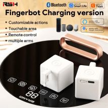 New Tuya Bluetooth Smart Touch Fingerbot Plus USB Charge Version Switch Button Pusher Arm Fingerbot Via Alice Alexa Google Home