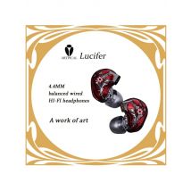 ARTPICAL Lucifer Wired HiFi Earphones Titanium Gold Diaphragm Dynamic 4.4 Balanced In-Ear Monitoring Headsets Gifts