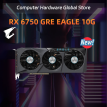 Nuovo GIGABYTE-AMD RX6750GRE EAGLE 10G scheda grafica a tre ventole Placa de vorideo GDDR6 256 bit