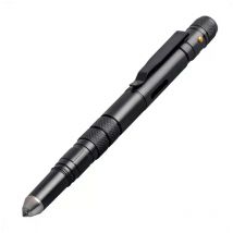 Portable Multifunctional Tactical Pen 4-In-1 Outdoor Defense Tactical Anti Skid Ballpoint Pen Flashlight Emergency Glass Breaker