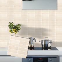 1/5/10sheets The Garage Renovation Self -sticking Wall Stickers，Peel and Stick Backsplash Subway Tile for Kitchen Bathroom