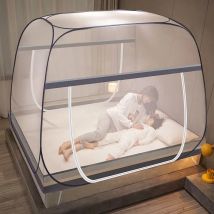 Mosquito Net Tent for Bed One-touch Square 2 Place for King Size Bed Portable Folding Tents Bed Room Accesories Fall Prevention.