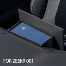Aufbewahrungsbox für ZEEKR 001 2025 2024. Hinter dem zentralen Steuerbildschirm. Doppelschichtige Aufbewahrungsbox. Auto-Innenzubehör