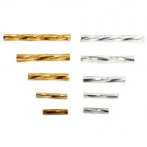 OlingArt 6mm/9MM/11MM/15MM/20MM/25MM 45g/Lot Twist Rohr Glas Rocailles DIY Zubehör Halskette/Quaste Schmuck Machen