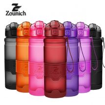 ZOUNICH Hot Sale Sports Water Bottles Portable LeakProof Bottles Outdoor Travel Plastic Drinkware BPA Free 400/500/700/1000ML