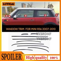 2014 bis 2024 für Mini F56 F55 R56 R58 F60 R60 R55 Edelstahl schwarz Außenfensterleistenleiste Schweller Seitenabdeckungsverkleidung