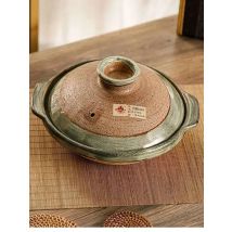 Japanese Clay Casserole Stew Pot Domestic Gas Casserole Soup Pot Open Fire Shallow Pot Ceramic Rice Cooking Pan For Gas Stove