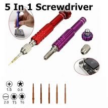 5-in-1-Multifunktions-Schraubendreher-Set für Brillen, Uhren, Reparatur-Set, Zubehör für Handy, Computer, Tablet, Demontagewerkzeug