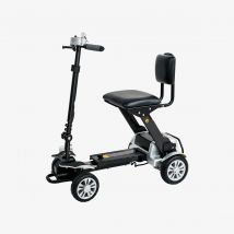 Scooter pieghevole per mobilità in fibra di carbonio per anziani |   Alimentazione elettrica, stabilità a 4 ruote, batteria ricaricabile