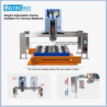HeltecBMS HT-SW33A 42kW 7000A Pneumatische Punktschweißmaschine für 18650/21700 Batterie-Energiespeicher Farad-Kondensator, Hochleistung