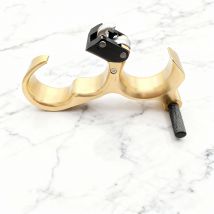 AIM MAKALU Brass Longhorn Back Tension Release Aid - Professional Archery Precision Release Tool, Essential for Outdoor
