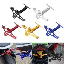 Motorcycle Rear License Plate Mount Holder Aluminum Alloy Bracket Motorcycle Universal Accessories Motorcycle Modification Parts