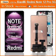 Display Super AMOLED da 6,67 "per Xiaomi Redmi Note 12 Pro 5G LCD Touch Screen Digitizer Assembly per Redmi Note 12 Pro Plus LCD