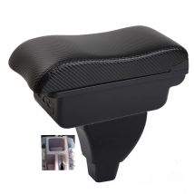 Mitsubishi Pajero Mini Box bracciolo custodia per console centrale supporto gomito conducente in fibra di carbonio