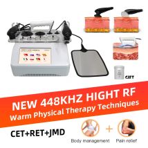 Portatile 448k INDIBA CET RET RF Terapia fisica Alleviare il dolore Profondo caldo 12CM Perdere peso Solleva Rassodante Pelle Dimagrante Modellamento