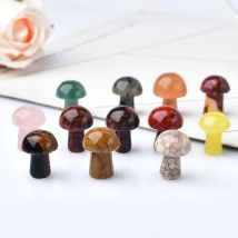 10 Stücke Natürliche Kristall Mini Pilz Edelstein Quarz Pilz Mineral Heilung Reiki Hause Dekoration DIY Handwerk Geschenk Aquarium Stein