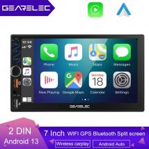 7-calowe radio samochodowe 2 Din Android 13 Carplay Android Auto Uniwersalny samochodowy odtwarzacz multimedialny Autoradio HD Ekran dotykowy FM Bluetooth