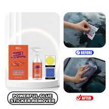 RAYHONG Leistungsstarker Auto-Aufkleber und Kleberentferner, 120 ml, klebriger Rückständeentferner für Autofenster, Auto-Körperbemalungsschutz, Reinigungsmittel