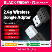 Gamesir X5s Bluetooth 2,4g adaptador receptor Dongle inalámbrico para G8 + G8 Plus Cyclone Pro accesorios para consola de juegos de PC