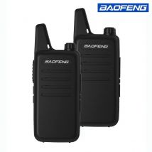 2 pezzi Baofeng VT-C2 FRS/PMR Escursionismo Mini radio bidirezionale Walkie Talkie da 2 Watt per regalo di Natale