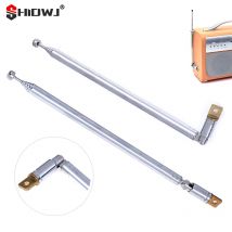 1 pz 4/5/7 sezioni Antenna telescopica Antenna Antenna universale per AM FM Radio TV argento espanso lunghezza totale 765MM/630MM/300MM