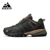 HIKEUP oddychające amortyzujące antypoślizgowe trampki męskie buty turystyczne bieganie trekkingowe trampki Outdoor buty sportowe górskie dla mężczyzn