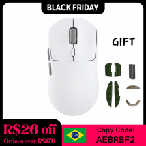 KYSONA M600 V2 Mouse da gioco wireless 55g Bluetooth PAW3395 26000 DPI 6 pulsanti 1Khz Mouse ottico per computer per PC portatile Gamer