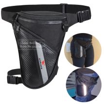 Bolsa de pierna para motocicleta, impermeable, cintura caída, muslo, cadera, cinturón, Fanny Bike Rider Trave, Sacoche al aire libre, bolsillo para la cintura para Moto, Motocross