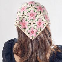 Häkeln Turban Haar Schal Bandana Haarbänder Für Frauen Stricken Vintage Haarbänder Stirnband Mädchen Mode Haar Zubehör