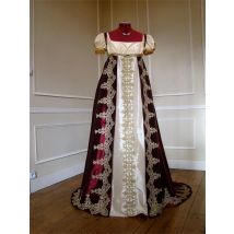 Viktorianisches Regency-Ära-Kleid, Empire-Taille, Jane Austen-Kostüm, Robe, hohe Taille, Regency, Tea-Party, Hochzeitskleid, Ballkleid