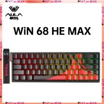 AULA WIN60 WIN68 HE MAX teclado mecánico interruptor magnético 8k tasa de pulido RGB 0 zona muerta e-sports teclado para juegos personalizable