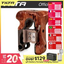 TILTA TA-RWH4-B Right Side Handle attaches to the right side for RED Komodo camera cages by NATO Rail Attachment