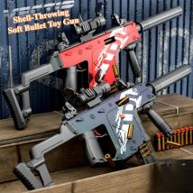 EVA Soft Bullet Toy Gun Can Be Fired Electric/Manually Loaded Assault Rifle Submachine Gun Model Christmas Birthday Gift