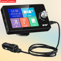 Ezonetronics DAB+ Radio Car DAB+Digital Radio Tragbarer Tuner-Empfänger mit Antenne USB-Dongle für die meisten Android-Autoradio-Radios